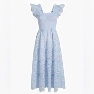 The Collector's Edition Ellie Nap Dress - Powder Blue Lace Small